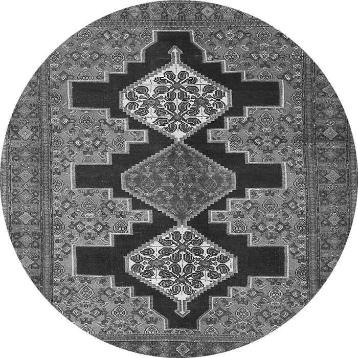 Machine Washable Persian Gray Traditional Rug, wshtr1228gry