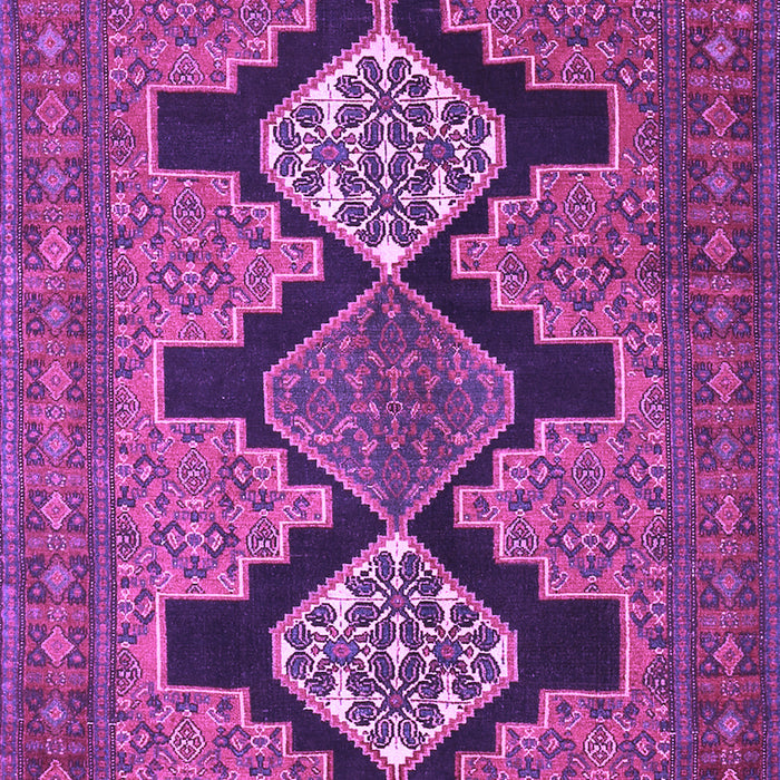 Machine Washable Persian Purple Traditional Area Rugs, wshtr1228pur