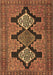 Persian Brown Traditional Rug, tr1228brn