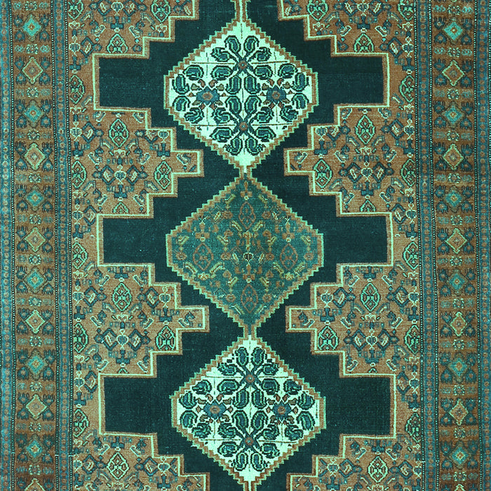 Persian Turquoise Traditional Rug, tr1228turq