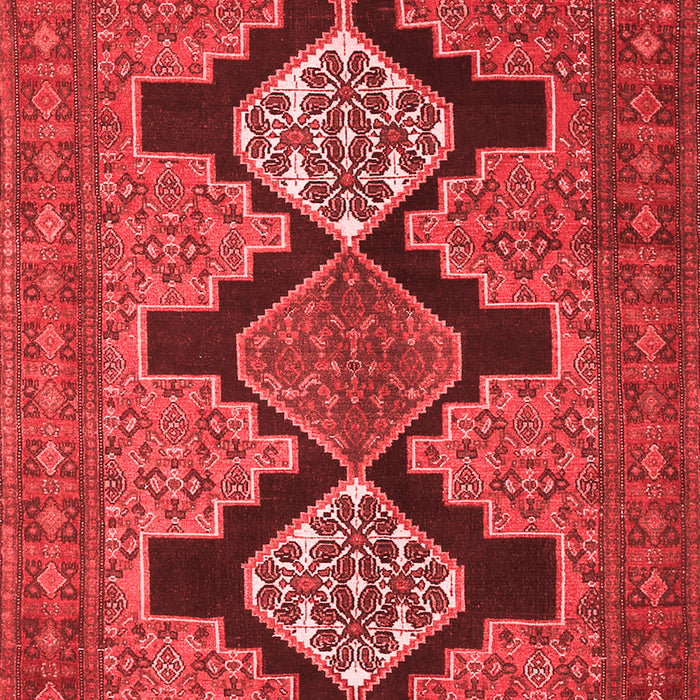 Machine Washable Persian Red Traditional Rug, wshtr1228red
