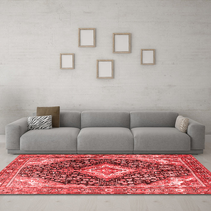 Traditional Red Washable Rugs