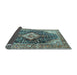 Sideview of Medallion Light Blue Traditional Rug, tr1229lblu