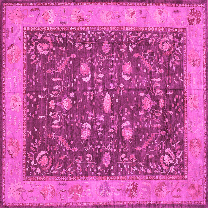 Square Persian Pink Traditional Rug, tr122pnk