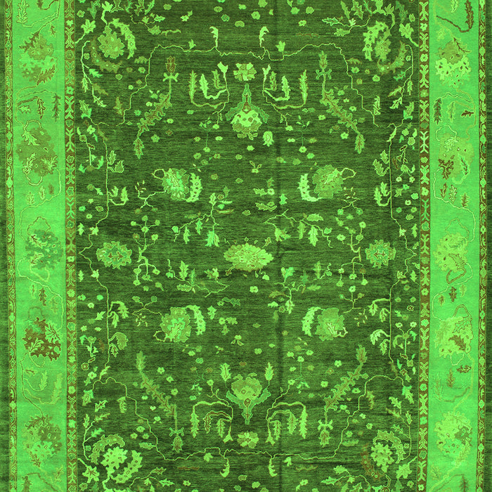 Persian Green Traditional Rug, tr122grn