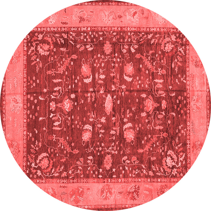 Machine Washable Persian Red Traditional Rug, wshtr122red