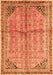 Persian Orange Traditional Rug, tr1230org