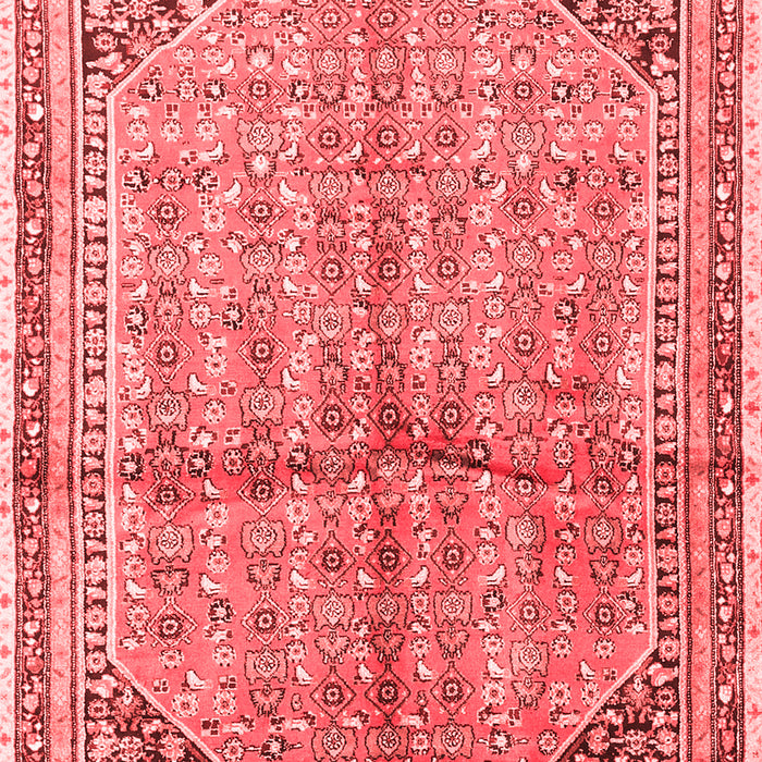 Machine Washable Persian Red Traditional Rug, wshtr1230red