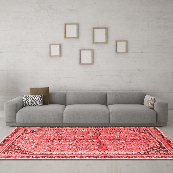 Traditional Red Washable Rugs