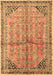 Persian Brown Traditional Rug, tr1230brn