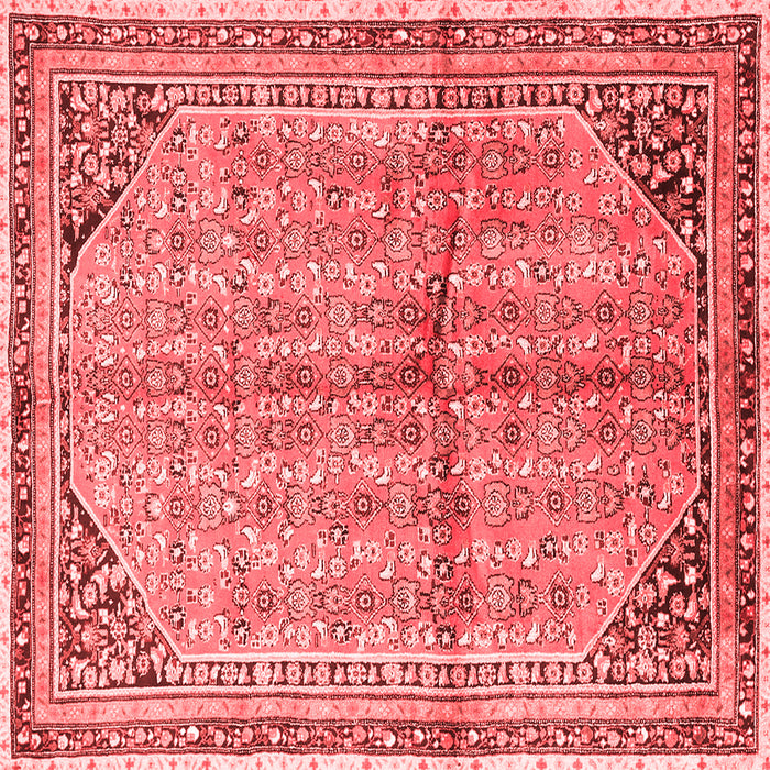 Machine Washable Persian Red Traditional Rug, wshtr1230red
