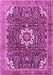 Medallion Pink Traditional Rug, tr1232pnk