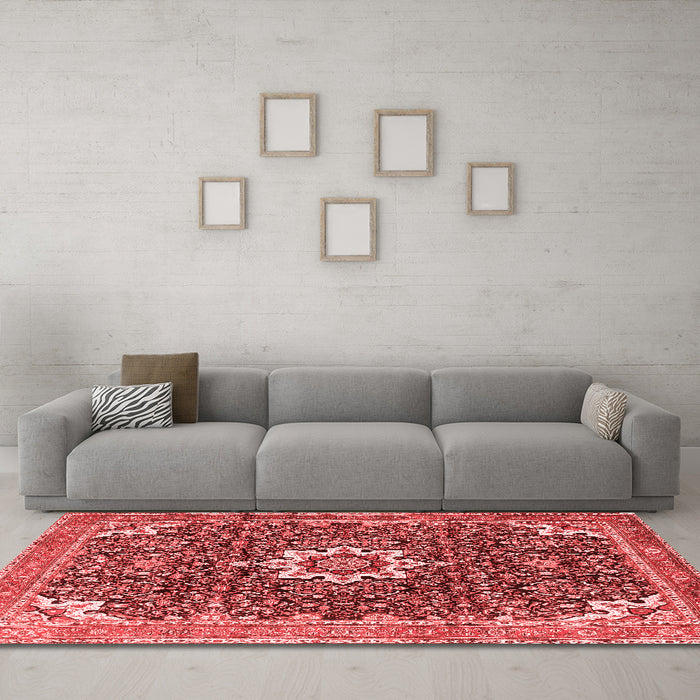 Traditional Red Washable Rugs