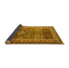 Sideview of Persian Yellow Traditional Rug, tr1233yw