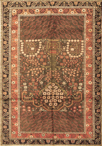 Persian Brown Traditional Rug, tr1233brn