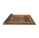 Sideview of Persian Brown Traditional Rug, tr1233brn