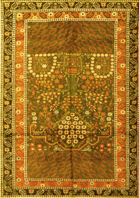 Persian Yellow Traditional Rug, tr1233yw
