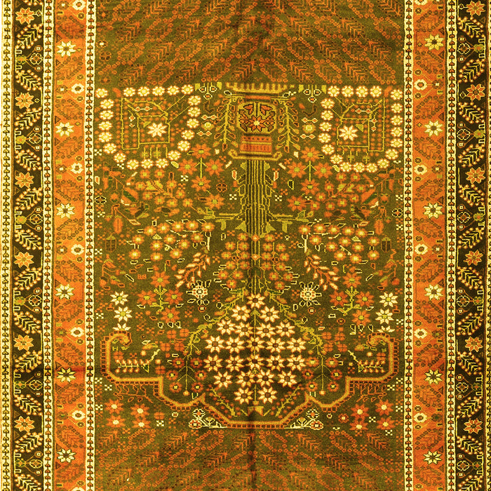 Persian Yellow Traditional Rug, tr1233yw