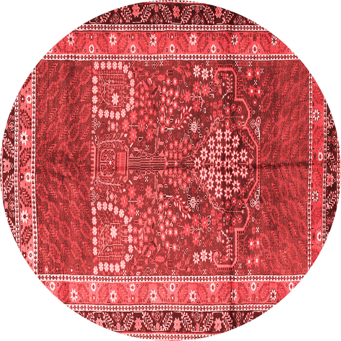 Machine Washable Persian Red Traditional Rug, wshtr1233red