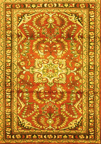 Persian Yellow Traditional Rug, tr1234yw