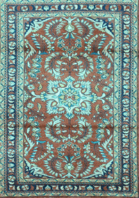 Persian Light Blue Traditional Rug, tr1234lblu