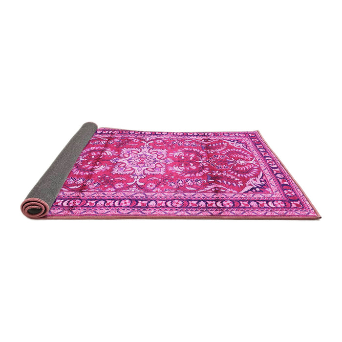 Sideview of Persian Pink Traditional Rug, tr1234pnk