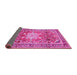 Sideview of Persian Pink Traditional Rug, tr1234pnk