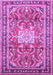 Machine Washable Persian Purple Traditional Area Rugs, wshtr1234pur