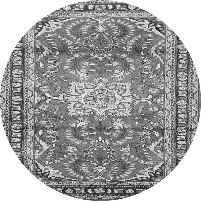 Machine Washable Persian Gray Traditional Rug, wshtr1234gry