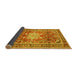 Sideview of Persian Yellow Traditional Rug, tr1234yw