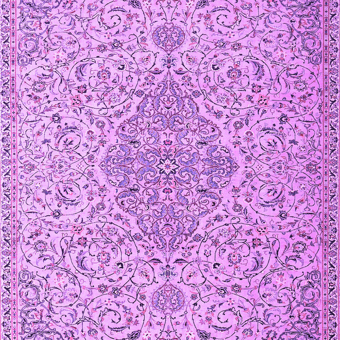 Machine Washable Persian Purple Traditional Area Rugs, wshtr1235pur