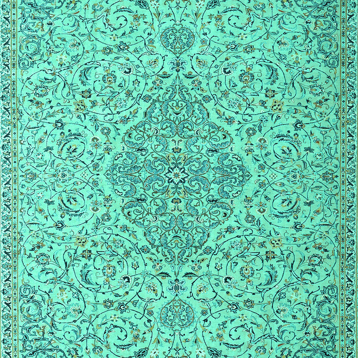 Persian Turquoise Traditional Rug, tr1235turq