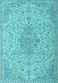 Persian Light Blue Traditional Rug, tr1235lblu