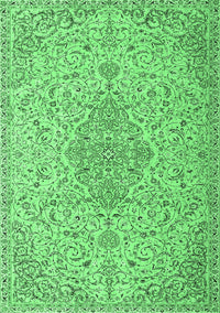 Persian Emerald Green Traditional Rug, tr1235emgrn