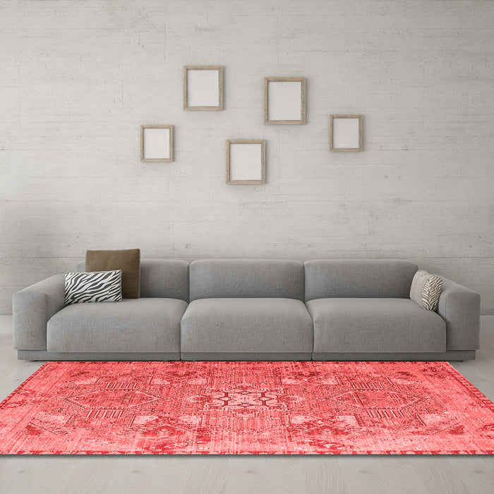 Traditional Red Washable Rugs