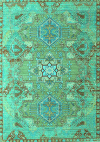 Persian Turquoise Traditional Rug, tr1236turq