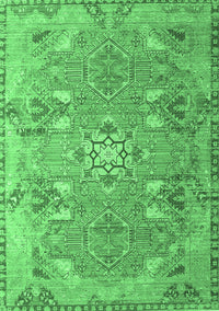 Persian Emerald Green Traditional Rug, tr1236emgrn