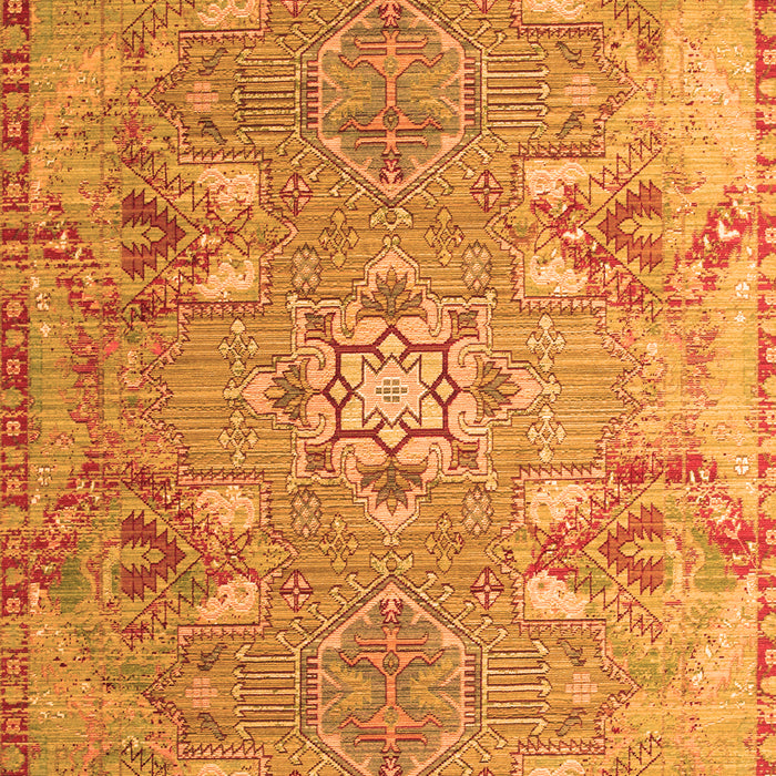 Persian Orange Traditional Rug, tr1236org