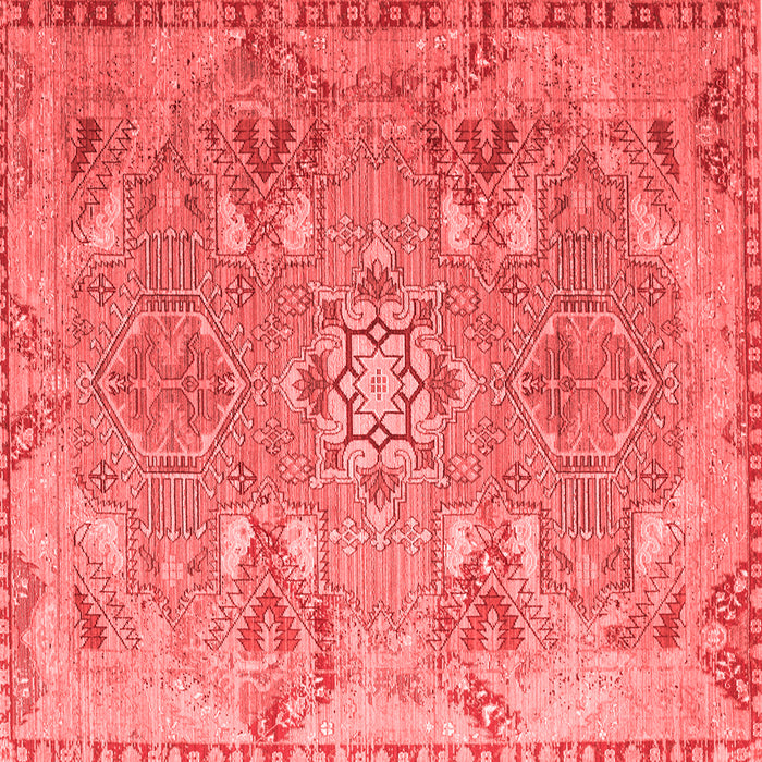 Machine Washable Persian Red Traditional Rug, wshtr1236red