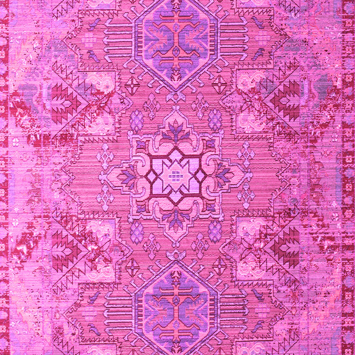 Machine Washable Persian Pink Traditional Rug, wshtr1236pnk