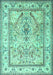 Persian Turquoise Traditional Rug, tr1237turq