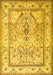 Persian Yellow Traditional Rug, tr1237yw