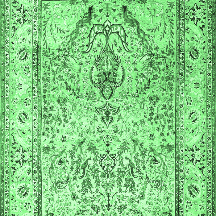 Persian Emerald Green Traditional Rug, tr1237emgrn