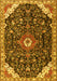 Medallion Yellow Traditional Rug, tr1238yw