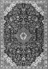 Medallion Gray Traditional Rug, tr1238gry