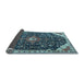 Sideview of Medallion Light Blue Traditional Rug, tr1238lblu