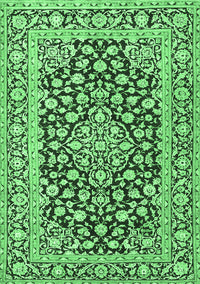 Persian Emerald Green Traditional Rug, tr1239emgrn