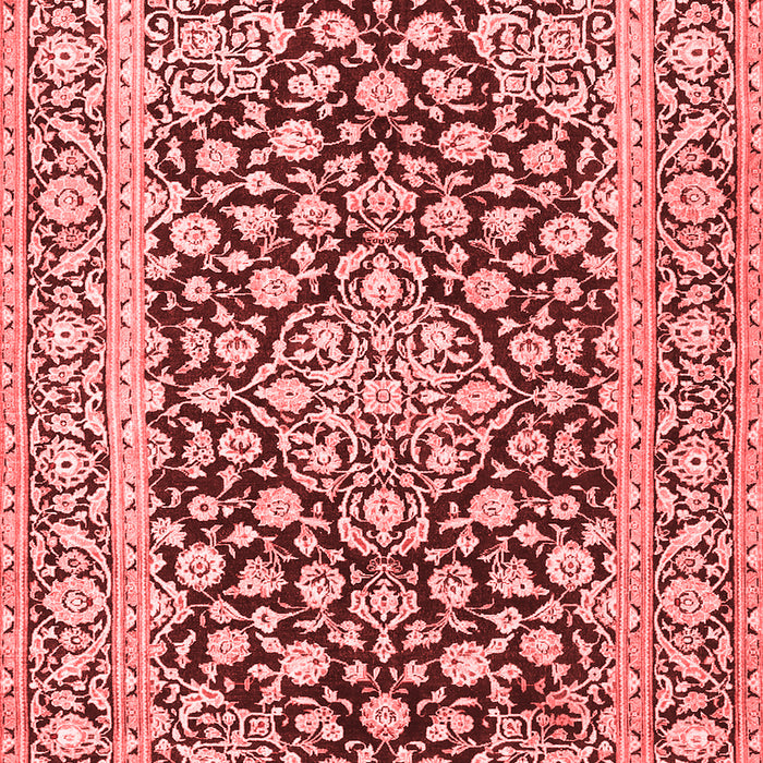 Machine Washable Persian Red Traditional Rug, wshtr1239red