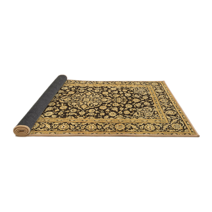 Sideview of Persian Brown Traditional Rug, tr1239brn