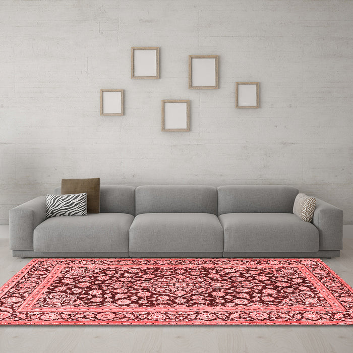 Traditional Red Washable Rugs